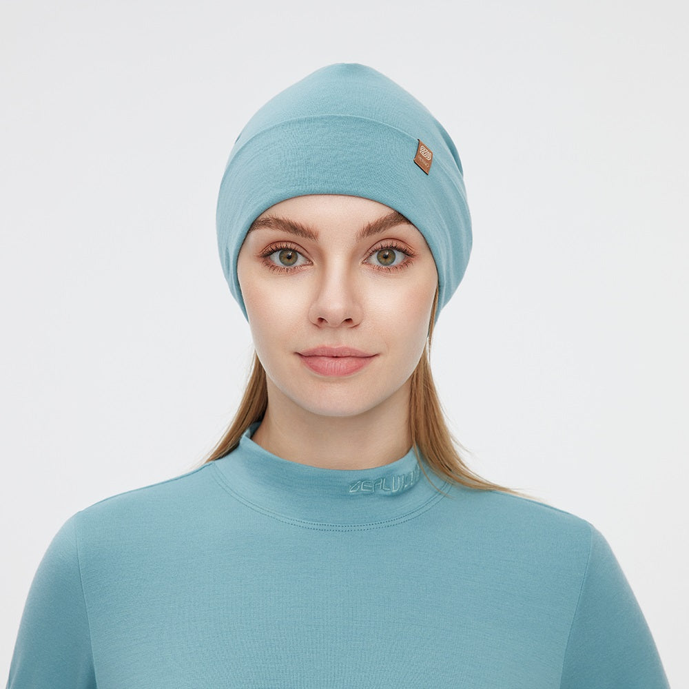 17.5μm Double Layer Merino Wool Beanie (200g)
