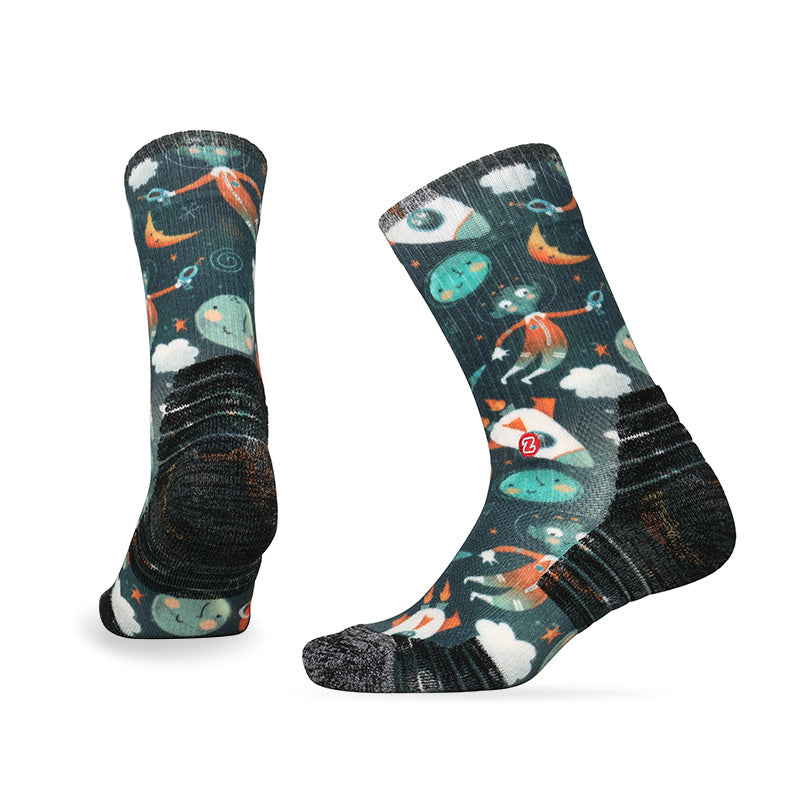 PATTERN TRAINING Merino Wool Crew Socks