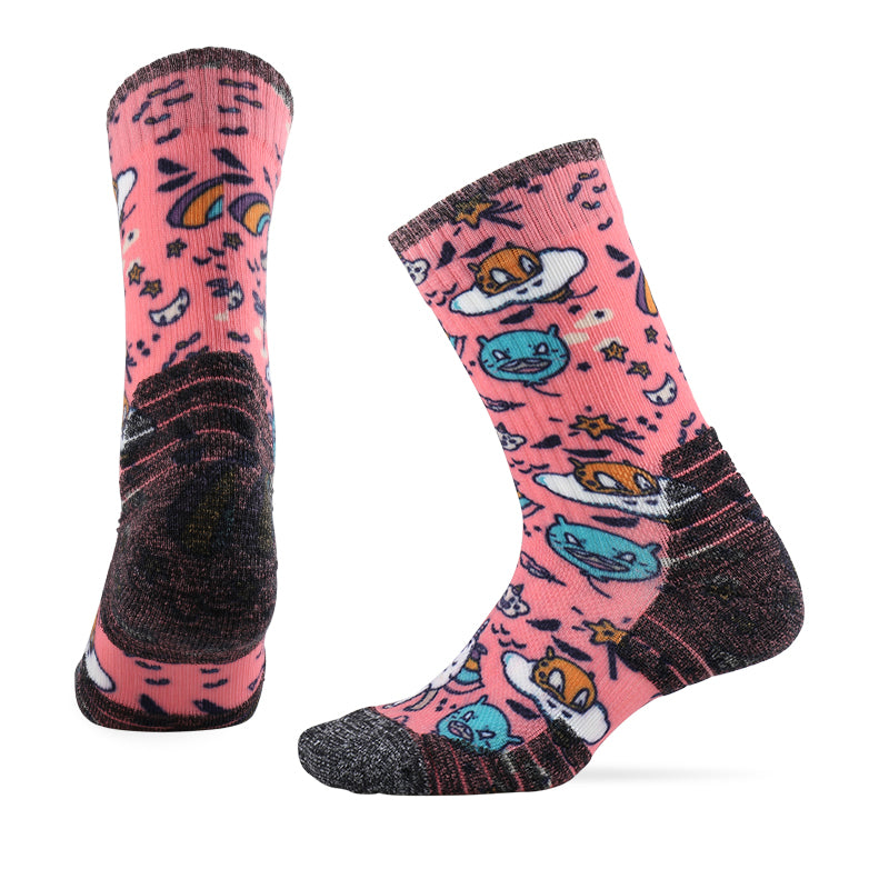 PATTERN TRAINING Merino Wool Crew Socks