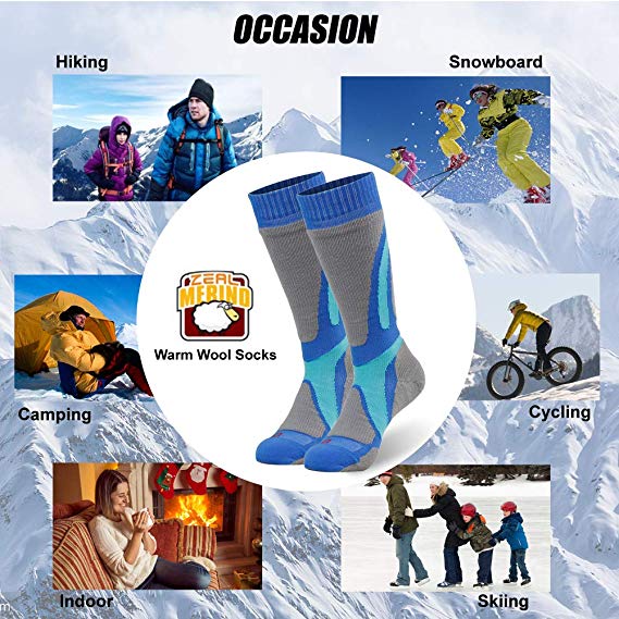 S1 SKI Merino Wool Knee Socks Winter