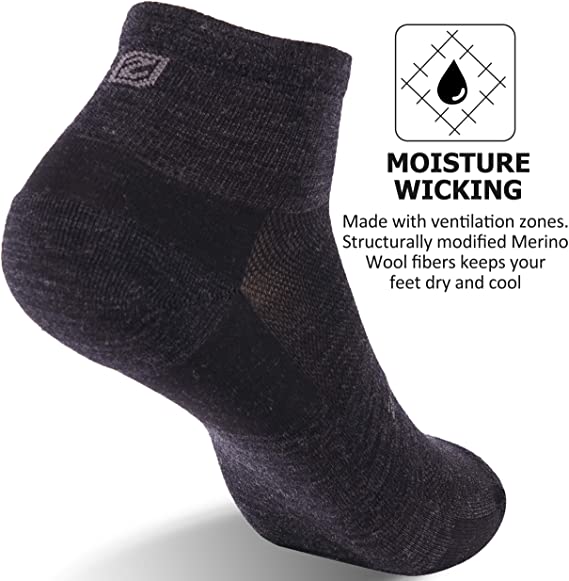 LIFESTYLE Merino Wool Ankle Socks
