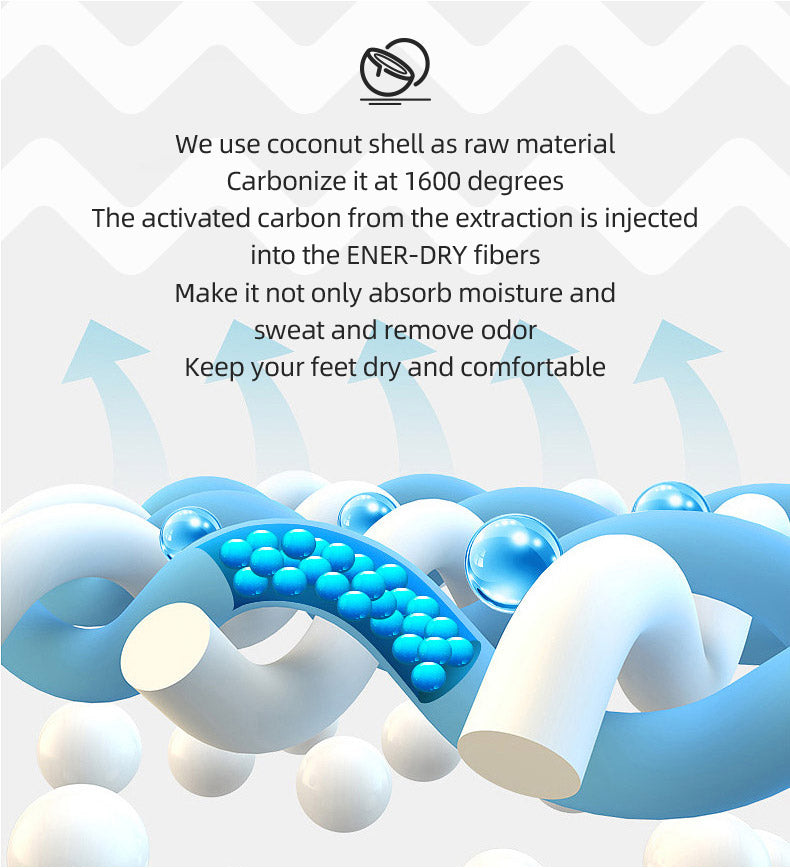 Active-Pro Carbon Cotton Crew Socks