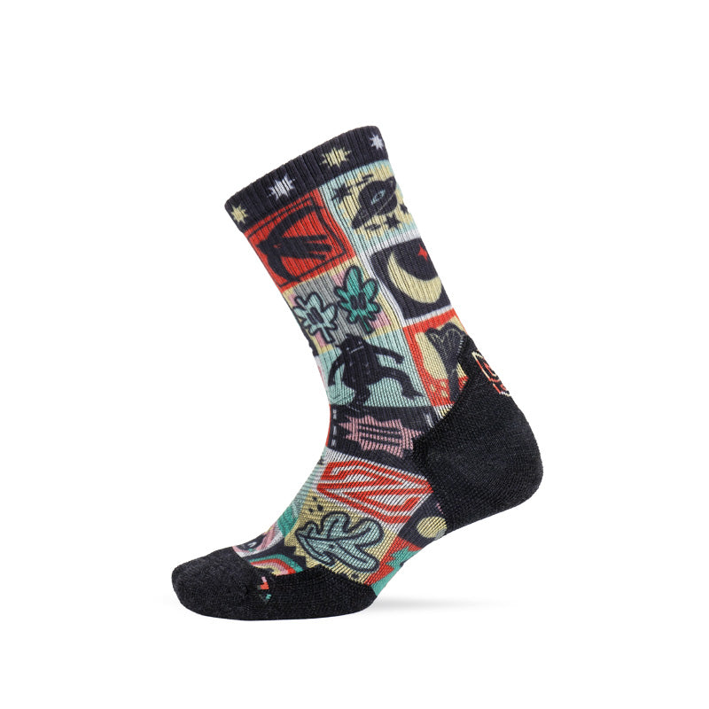 PATTERN TRAINING Merino Wool Crew Socks(New)