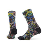 Lifestyle Pattern Merino Wool Socks Crew