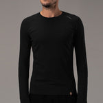 17.5μm Men‘s long-sleeved Merino Wool T-shirt (150g)