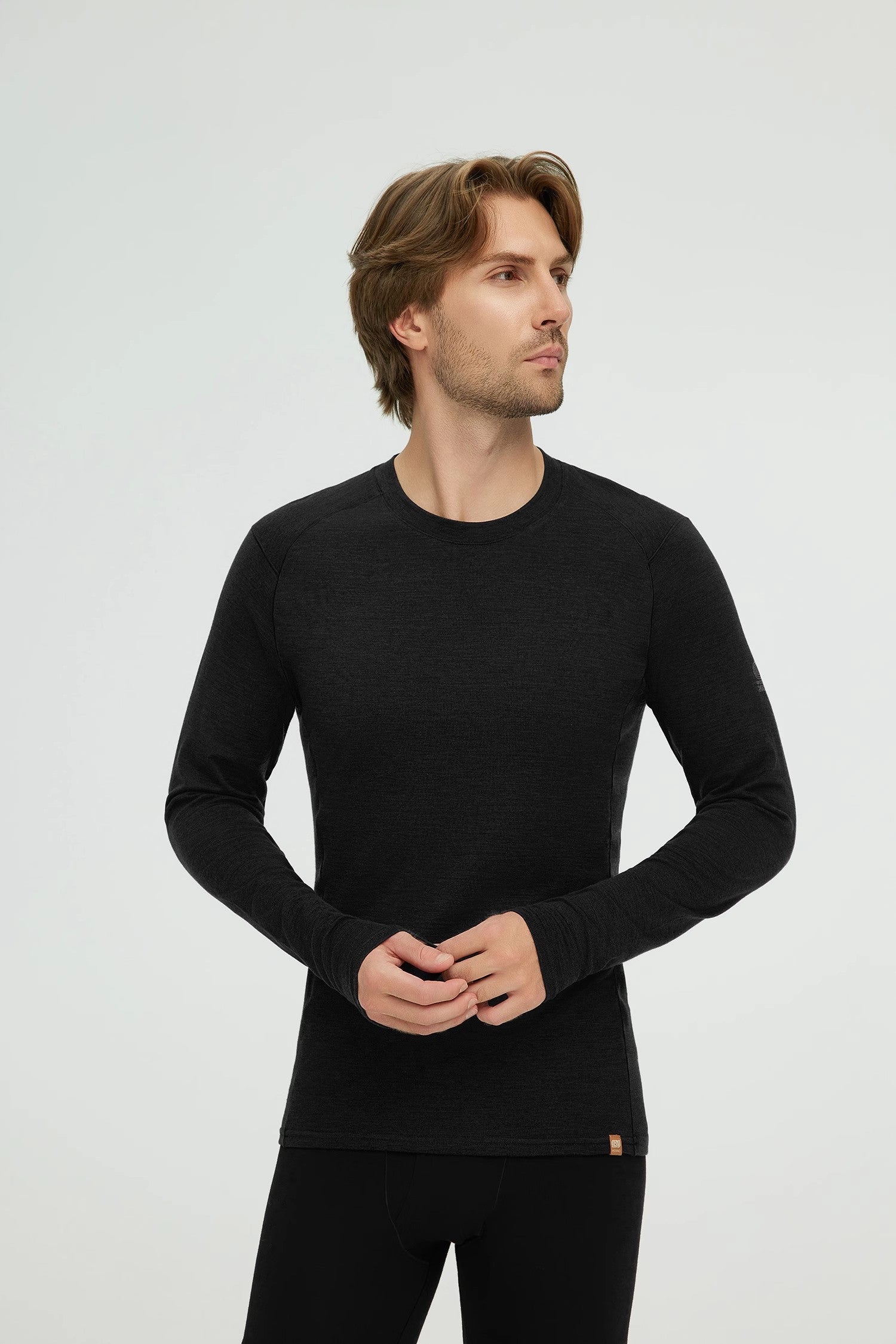 17.5μm ZEALWOOD Wen‘s Long-sleeved Merino Wool T-shirt (200g)