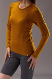 17.5μm ZEALWOOD Women‘s Long-sleeved Merino Wool T-shirt