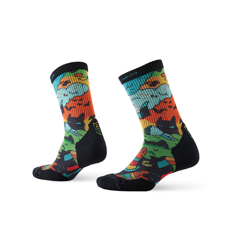 PATTERN TRAINING Merino Wool Crew Socks