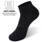 3 Pairs Athletic Running Sock ZEALWOOD Merino Wool Anti-blister Hiking Sock