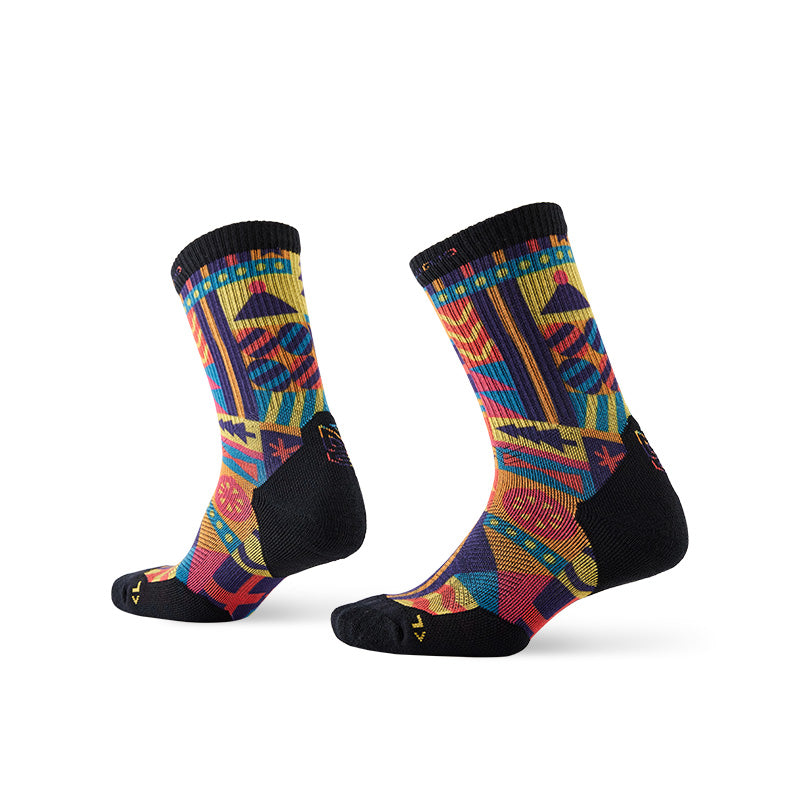 PATTERN TRAINING Merino Wool Crew Socks(New)