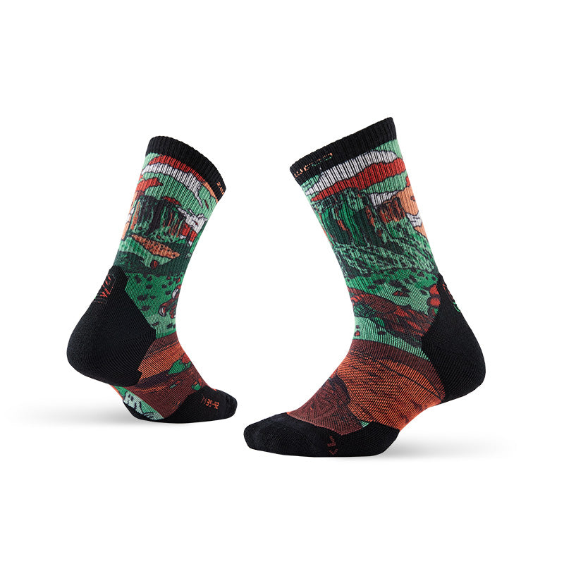 PATTERN TRAINING Merino Wool Crew Socks - Image 13