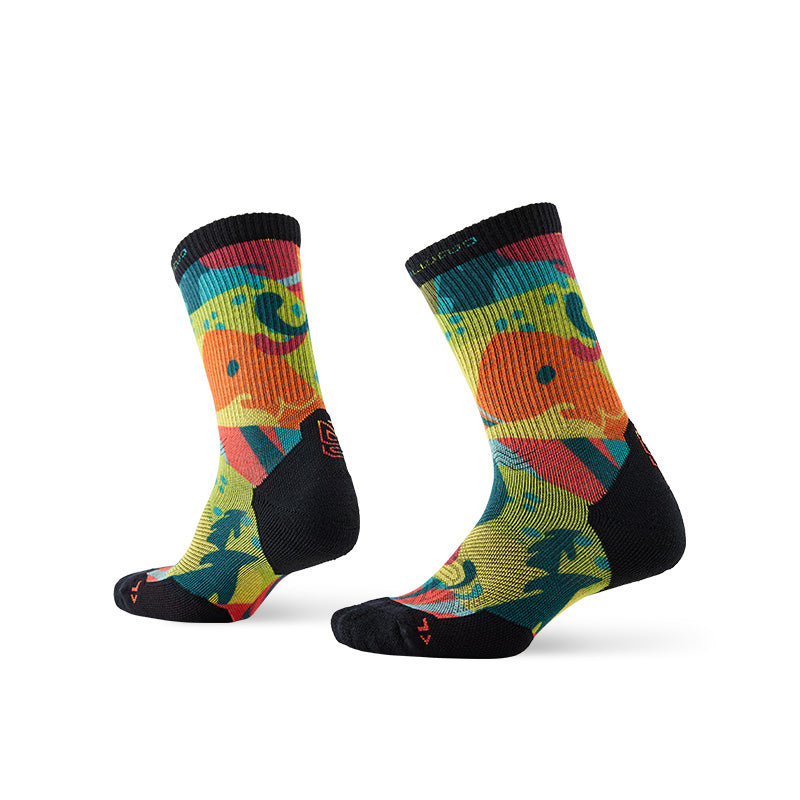 PATTERN TRAINING Merino Wool Crew Socks - Image 10