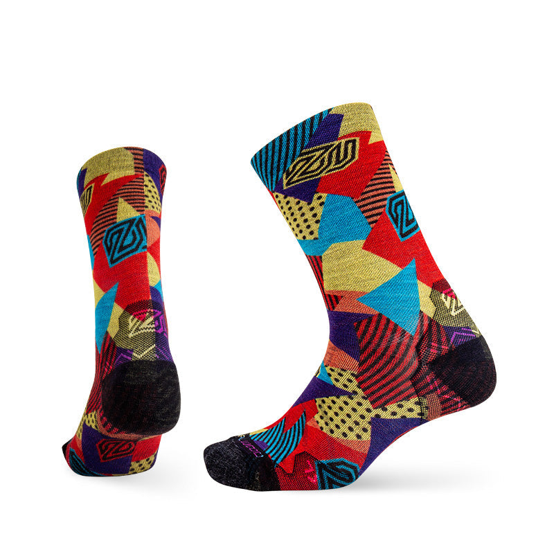 Lifestyle Pattern Merino Wool Crew Socks - Image 16