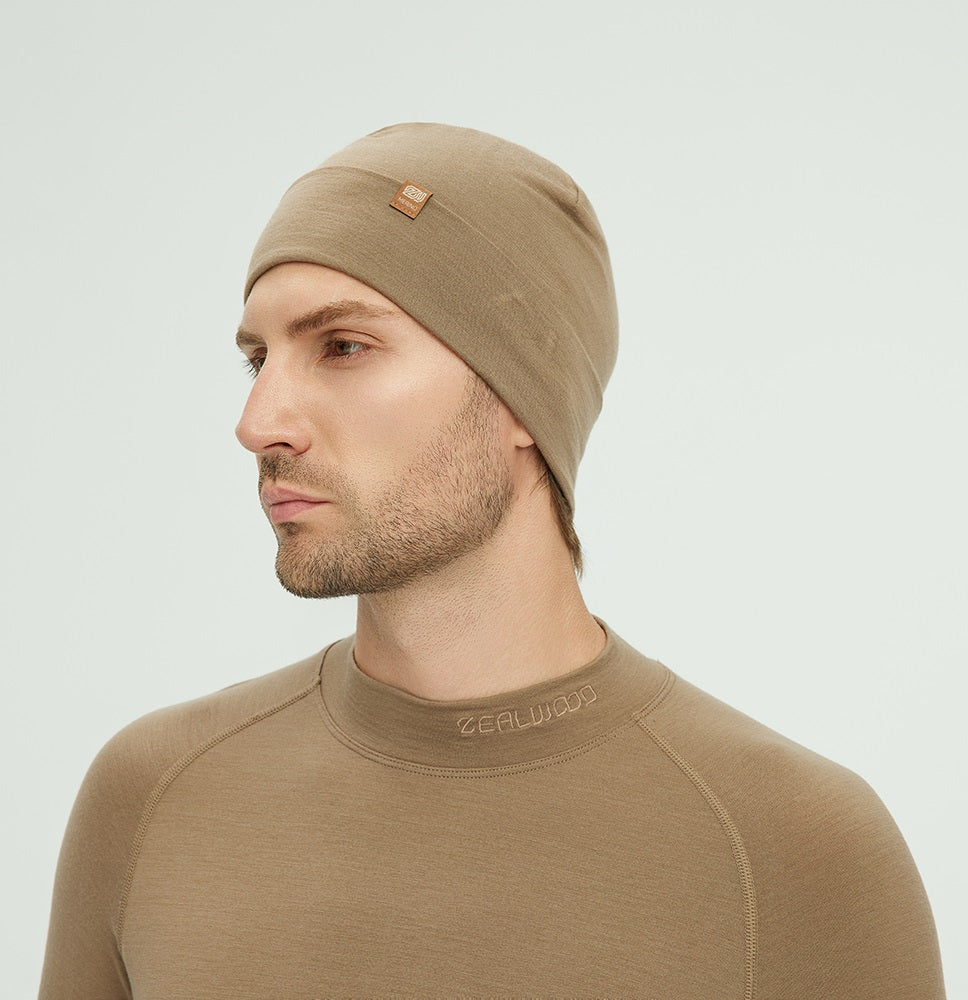 17.5μm Double Layer Merino Wool Beanie (200g) - Image 3
