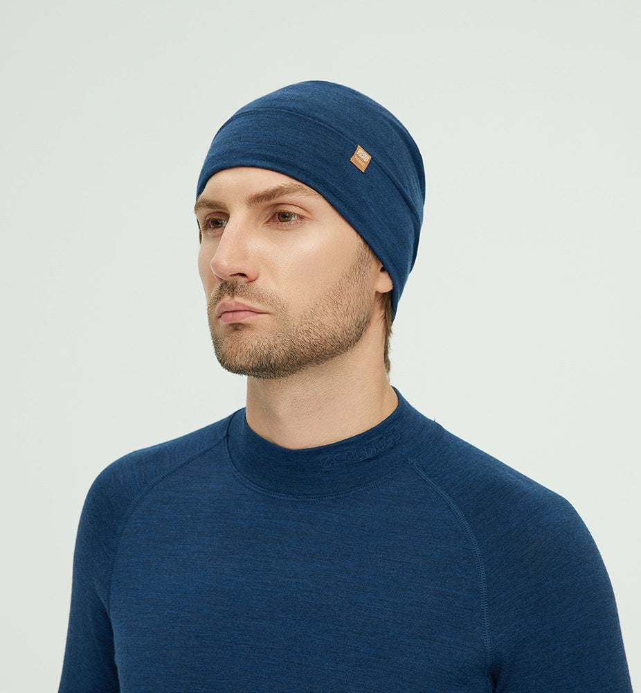 17.5μm Double Layer Merino Wool Beanie (200g) - Image 4