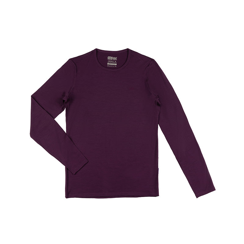 Women's Long Sleeve Merino Wool Tee - 150g