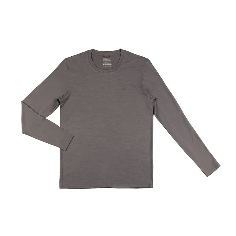 Men's Long Sleeve Merino Wool Tee - Image 2