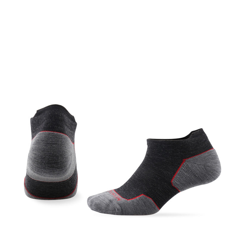 TRAIL RUN Merino Wool No Show Socks