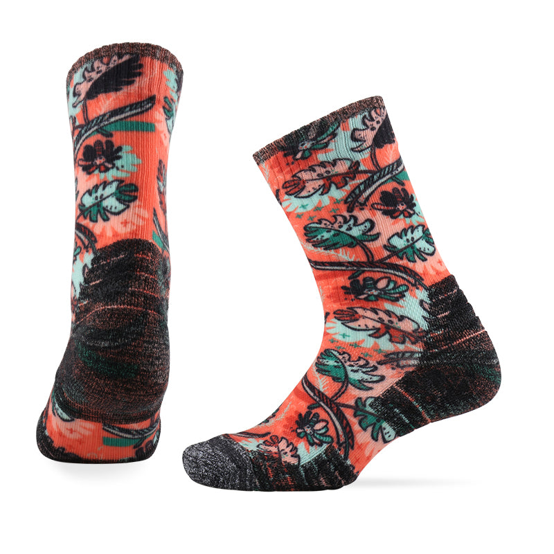 PATTERN TRAINING Merino Wool Crew Socks - Image 2