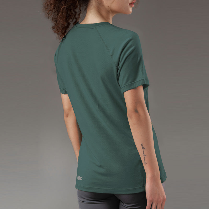 17.5μm Women's Short-Sleeve Merino Wool T-shirt (150g) - Image 2