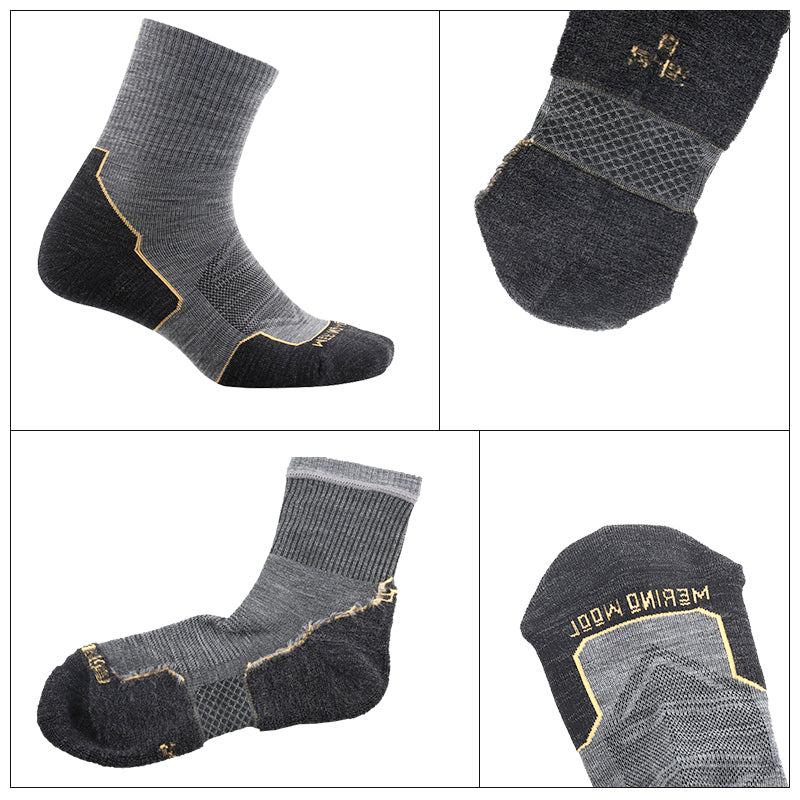 TRAIL RUN Merino Wool No Show Socks - Image 3