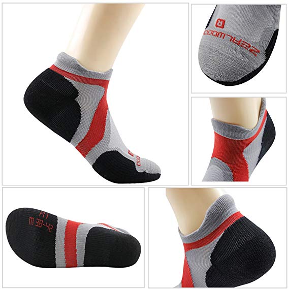 R1 RUN Merino Wool No Show Socks - Image 3