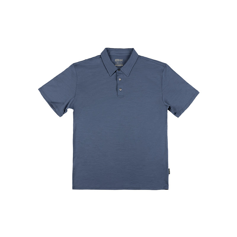 Men's 17.5μm Wool Polo Shirt (150g Lightweight, OTW) - Image 2