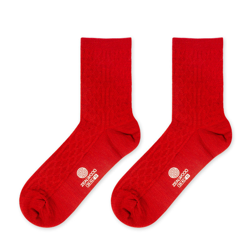 Lifestyle Color Merino Wool Crew Socks (New) - Image 2
