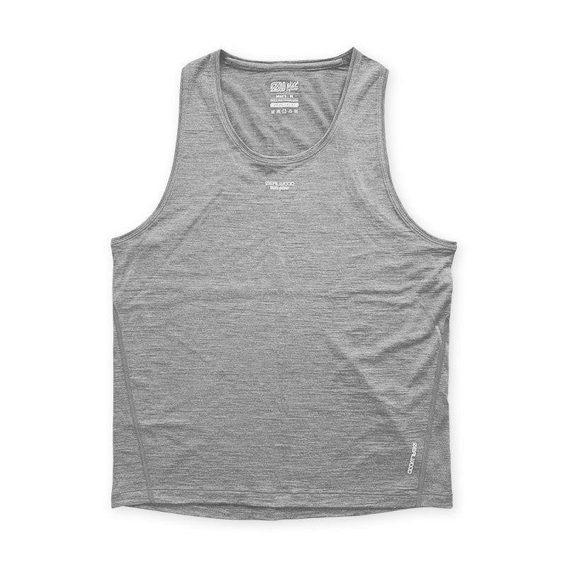 17.5µm Men's Merino Wool Sleeveless Shirt Vest (150g Style) - Image 2