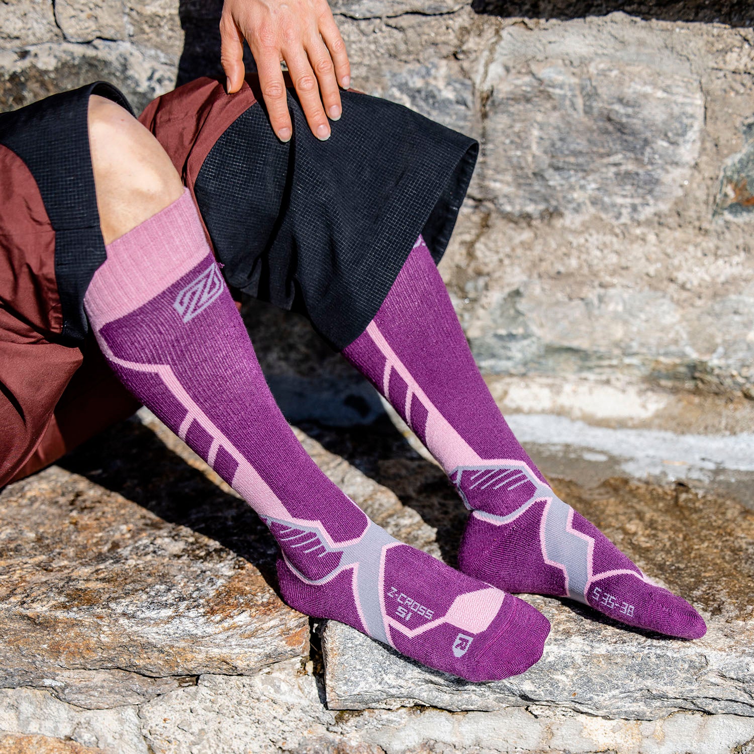 S1 SKI 2 Merino Wool Knee Socks Winter - Image 4
